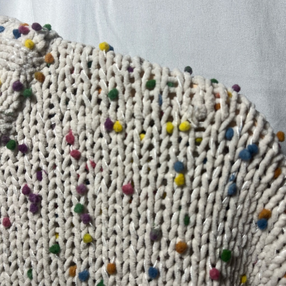 Seven7 Women's Confetti Pom Pom Speckled Sweater - Picture 12 of 12